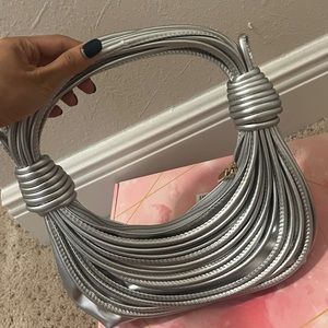 Brand new silver handbag